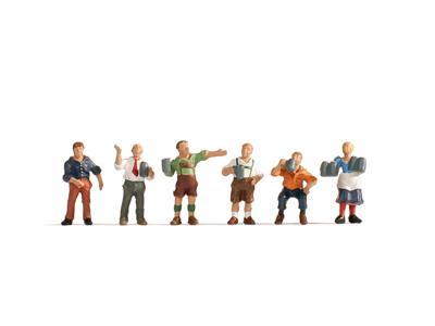 NOCH 15558 H0 Stamtafel figuren Geverfd, Staand