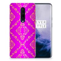 Siliconen Hoesje OnePlus 7 Pro Barok Roze - thumbnail
