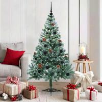 VidaXL Kunstkerstboom met 150 led groen 150 cm pvc en staal - thumbnail