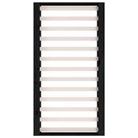 Bedframe massief hout zwart 75x190 cm - thumbnail