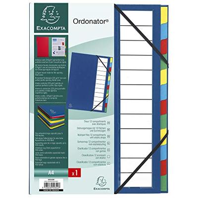 Exacompta Sorteermap 12 vakken Exacompta Sorteermap 12 vakken