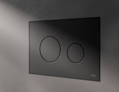 Bedieningsplaat TECE Loop Met Duospoeltechniek Kunststof Mat Zwart Bedieningsplaat TECE Loop Met Duospoeltechniek Kunststof Mat Zwart