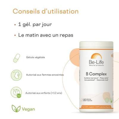B Complex Vitamin Be Life Nf Caps 180 Verv.2750842