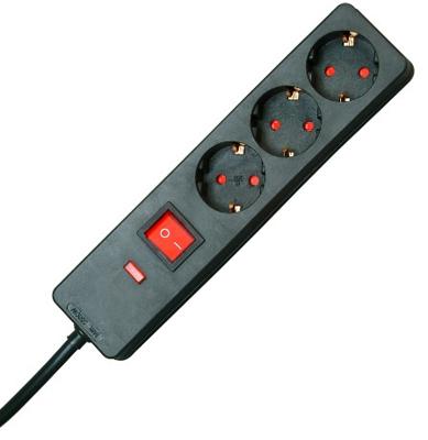 Kopp 224105019 Overspanningsveilige stekkerdoos 3-voudig Zwart Randaarde stekker 1 stuk(s) Kopp 224105019 Overspanningsveilige stekkerdoos 3-voudig Zwart Randaarde stekker 1 stuk(s)