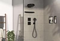 Hansgrohe ShowerSelect Comfort E stopkraan inbouw voor 3 functies, mat zwart - thumbnail