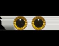 Ogen Uil Geel - 6mm - thumbnail