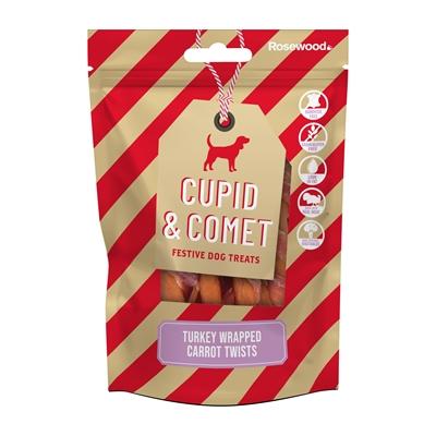 CUPID & COMET TURKEY WRAPPED CARROT TWISTS KALKOEN / WORTEL