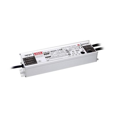 MEAN WELL HLG-80H-24AB LED-driver Constante spanning 81.6 W 2.04 - 3.4 A 22 - 27 V/DC Dimbaar, 3-in-1 dimmer, Instelbaar, PFC-schakeling, Outdoor,