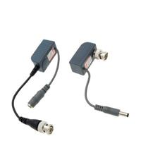 2 stks CCTV camera video/audio/Power balun UTP transceiver - thumbnail