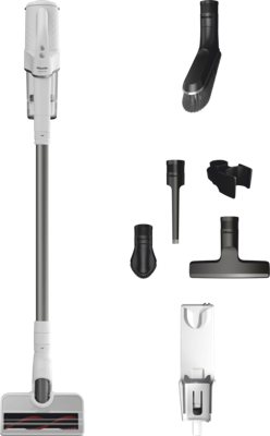 Miele DuoFlex HX1 Extra Steelstofzuiger zonder zak Wit Miele DuoFlex HX1 Extra Steelstofzuiger zonder zak Wit