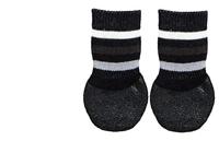 Trixie hondensokken anti-slip met rubberlaag rondom zwart - thumbnail