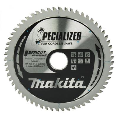 Makita Accessoires Afkort- en cirkelzaagblad Aluminium | Efficut 190x30(20)mm 60T 0g - E-16863 E-16863