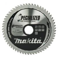 Makita Cirkelzaagblad voor Aluminium | Specialized | Ø 190mm Asgat 30/(20)mm 60T - E-16863 - thumbnail