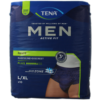 Tena Men active fit pants plus L/XL 10 Stuks - thumbnail