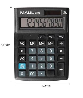 MAUL bureaurekenmachine MC 10, zwart