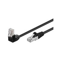 goobay Patchkabel Cat 5e 90° F/UTP 1m - thumbnail