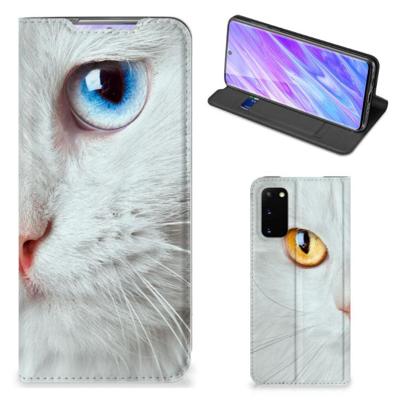 Samsung Galaxy S20 | Hoesje maken | Witte Kat