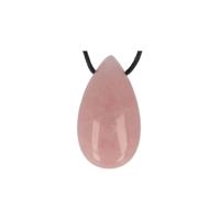 Ruben Robijn Ruben Robijn Edelsteen Druppel Hanger Roze Kwarts (1st) - thumbnail