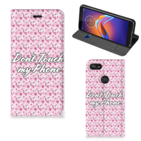 Motorola Moto E6 Play Design Case Flowers Pink DTMP - thumbnail