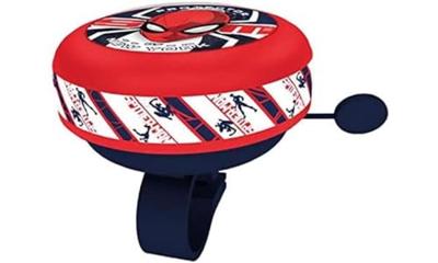 Spider-Man fietsbel 55 mm rood