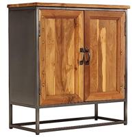 VidaXL Dressoir 65x30x70 cm gerecycled teakhout en staal - thumbnail