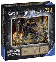Ravensburger puzzel escape 6 kasteel van de vampier 759 stukjes - thumbnail