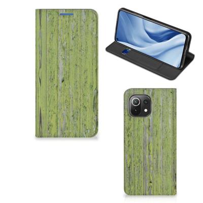 Xiaomi 11 Lite NE 5G | Mi 11 Lite Book | Wallet Case | Green Wood