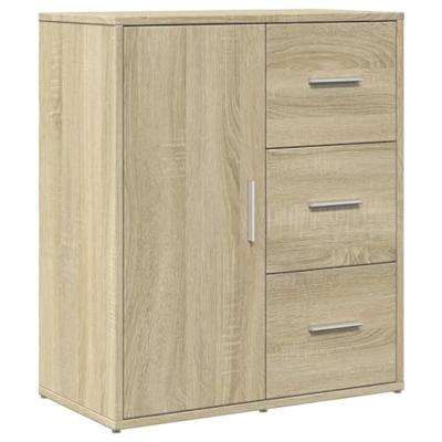 Dressoir 60x31x70 cm bewerkt hout sonoma eikenkleurig Dressoir 60x31x70 cm bewerkt hout sonoma eikenkleurig