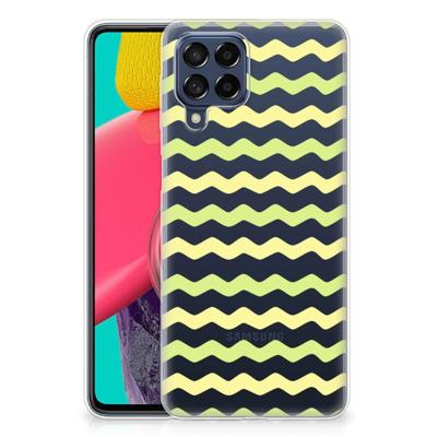 Samsung Galaxy M53 | TPU bumper | Waves Yellow Samsung Galaxy M53 | TPU bumper | Waves Yellow
