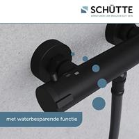 Schutte LONDON thermostatische mengkraan douche| mat zwart - 52466 - 52466 - thumbnail