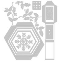 Sizzix • thinlits die set hanging ornament box 12pcs - thumbnail