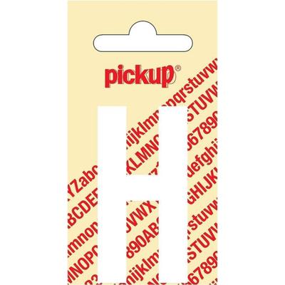 Plakletter Nobel Sticker witte letter H Pickup - Pickup