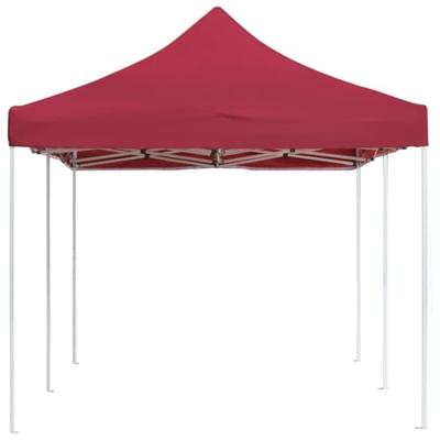 Partytent professioneel inklapbaar 6x3 m aluminium wijnrood