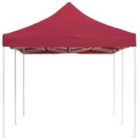 Partytent professioneel inklapbaar 6x3 m aluminium wijnrood - thumbnail