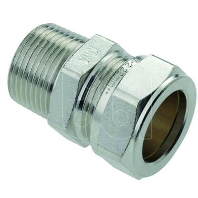 Bonfix knelkoppeling - Puntstuk - 3/8 x 15mm - Vertint Messing