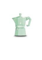 Italiaanse Koffiepot Bialetti MOKA EXCLUSIVE GREEN 3T Groen Aluminium 3 Koppar - thumbnail