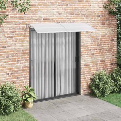 VidaXL Deurluifel 200x75 cm pc grijs en transparant