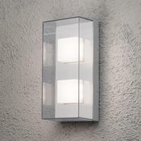 Konstsmide Sanremo Double 7936-310 LED-buitenlamp (wand) Energielabel: F (A - G) LED LED vast ingebouwd 8 W Grijs-aluminium - thumbnail