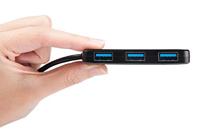 Transcend TS-HUB2K USB 3.2 Gen 1-hub Zwart - thumbnail