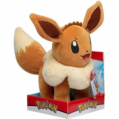 Pluche - BANDAI - Pokémon Eevee - 30 cm, pure zachtheid en tederheid