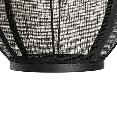 QAZQA Oosterse hanglamp zwart 35 cm - Rob