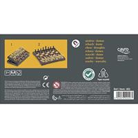 Schaken en Dammen Spelbord Cayro 453 Plastic Magnetisch - thumbnail