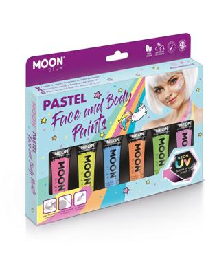 Haza Witbaard Face & body paint schminkset - pastel neon