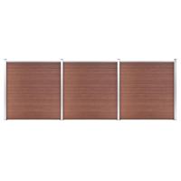 Schutting 526x186 cm HKC bruin - thumbnail