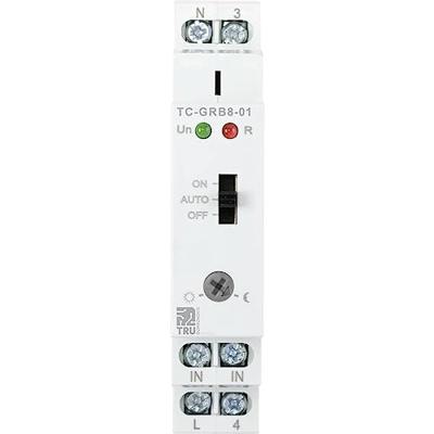 TRU COMPONENTS TC-9962740 TC-GRB8-01+PLS-02-0.2m Lichtsensor 1 stuk(s) 240 V/AC 1x NO (l x b x h) 90 x 64 x 18 mm