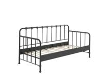 Vipack Bedbank Bronxx - zwart - 90x200 cm - thumbnail