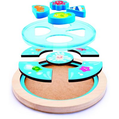 Hape onderwaterwereld vormenpuzzel Hape onderwaterwereld vormenpuzzel