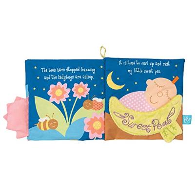 Manhattan Toy activiteitenboek Goodnight My Sweet Pea textiel Manhattan Toy activiteitenboek Goodnight My Sweet Pea textiel