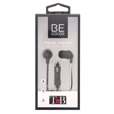 Tnb - TNB BE Color - in-ear hoofdtelefoon + microfoon - zwart/wit