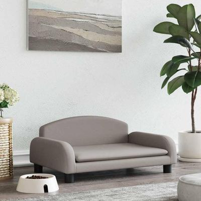 Hondenmand 70x45x30 cm stof taupe Hondenmand 70x45x30 cm stof taupe